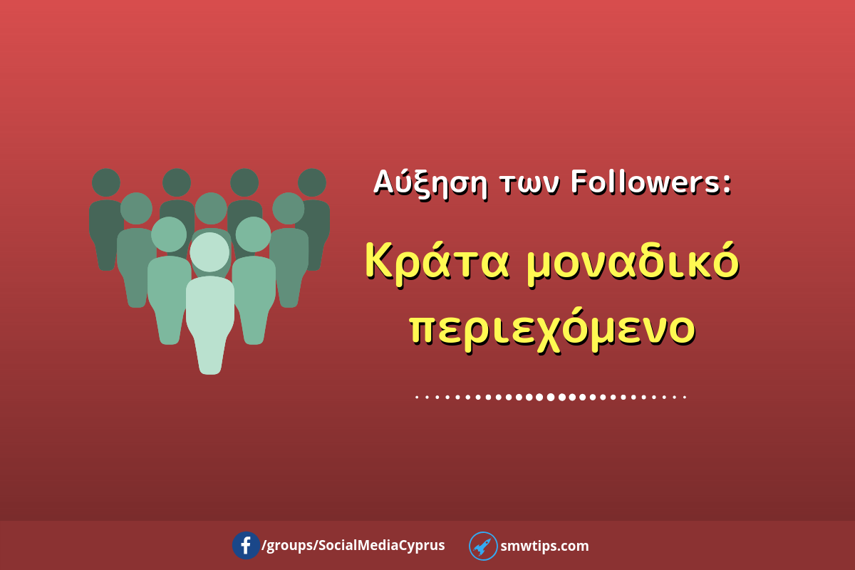followers and content